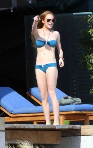 Голая Линдси Лохан фото 7